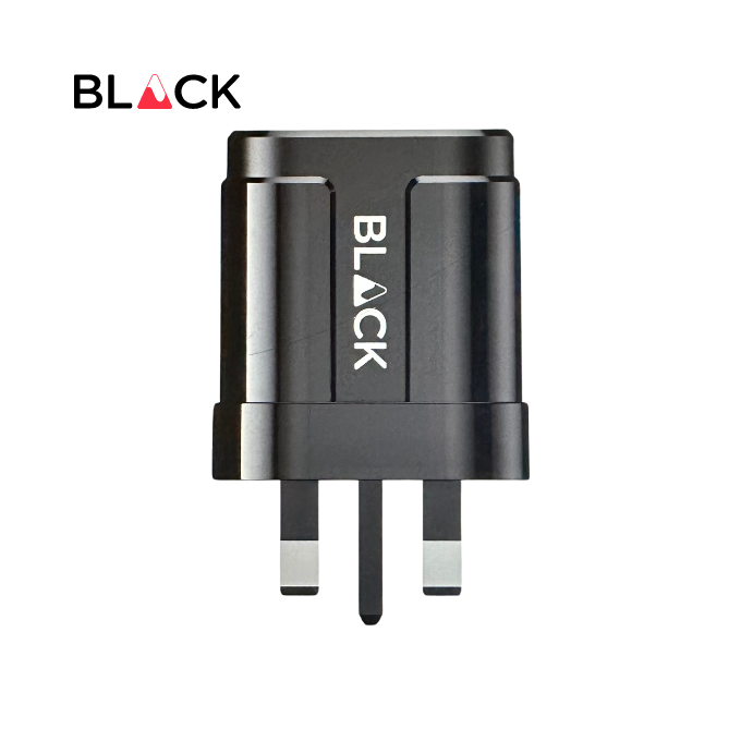 BLACK Power B 2 in 1 Fast Charging Brick 20W with USB A and C, 1Yr warranty BLACK Power B 2 in 1 Fast Charging Brick 20W with USB A and C, 1Yr warranty